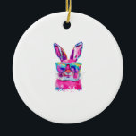 Décoration En Céramique Bunny Face with Tie Dye Glasses Happy Easter Day M<br><div class="desc">Bunny Face with Tie Dye Glasses Happy Easter Day Men Boy Kid T-Shirt</div>