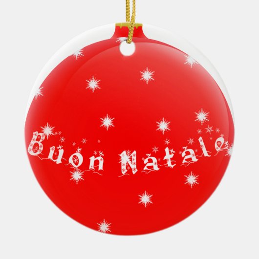 Décoration En Céramique Buon Natale (Devant)