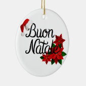 Décoration En Céramique Buon Natale Santa Hat (Droite)