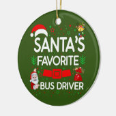 Décoration En Céramique Bus Driver (Gauche)