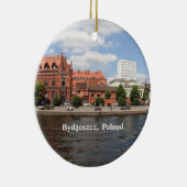 Décoration En Céramique Bydgoszcz, paysage urbain polonais (Droite)