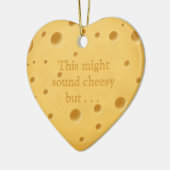 Décoration En Céramique "Ça peut sembler ringard" Cute Romantique Valentin (Gauche)