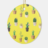 Décoration En Céramique Cactus Succulents de Dessert Vert dans les pots (Gauche)