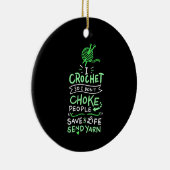 Décoration En Céramique Cadeau Crochet Crocheter (Droite)