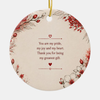 DÉCORATION EN CÉRAMIQUE CADEAU D'AMOUR POUR LA FÊTE DES FILLES 