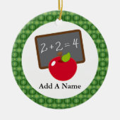 Décoration En Céramique Cadeau d'appréciation personnalisé pour les enseig (Devant)