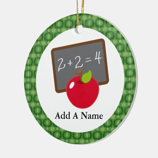 Décoration En Céramique Cadeau d'appréciation personnalisé pour les enseig (Gauche)