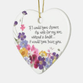 Décoration En Céramique Cadeau de belle-fille (Gauche)