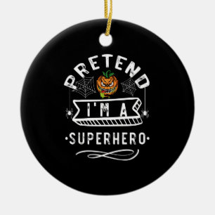 Décoration En Céramique Cadeau de costume d'Halloween de super-héros préte