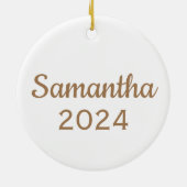 Décoration En Céramique Cadeau de danse de ballet personnalisé, Tutu Custo (Dos)