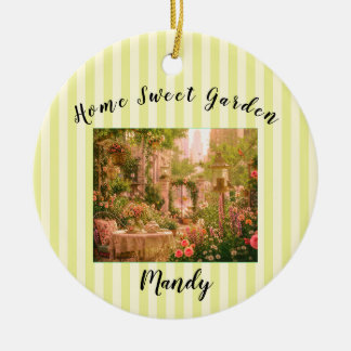 Décoration En Céramique Cadeau de jardin de ville personnalisé pour garder