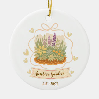 Décoration En Céramique Cadeau de jardin personnalisé pour elle.