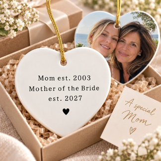 Décoration En Céramique Cadeau de mariage pour la mère de la mariée Photo
