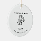 Décoration En Céramique Cadeau de Noël (Droite)