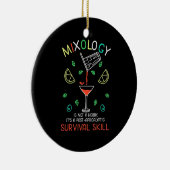 Décoration En Céramique Cadeau de Noël | Bartender Mixologue (Droite)