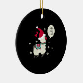 Décoration En Céramique cadeau de Noël Fa la la Lama (Droite)