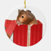 Décoration En Céramique cadeau de Noël Hamster (Dos)