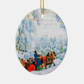 Décoration En Céramique Cadeau de Noël personnalisé d'art russe (Droite)
