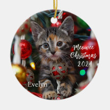 Cadeau de Noël personnalisé Kitten