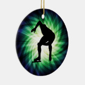 Décoration En Céramique Cadeau de patinage de vitesse (Droite)