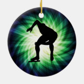 Décoration En Céramique Cadeau de patinage de vitesse (Dos)