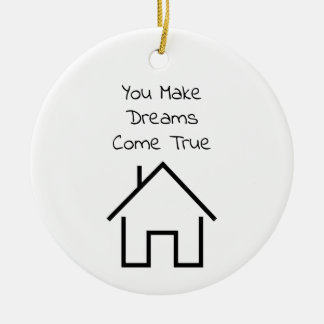 Décoration En Céramique Cadeau de remerciement d'agent immobilier personna
