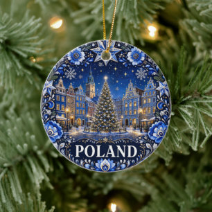Décoration En Céramique Cadeau de vacances pittoresque de Pologne