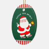 Décoration En Céramique Cadeau de vacances Softball (Gauche)