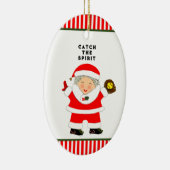 Décoration En Céramique Cadeau de vacances Softball (Droite)