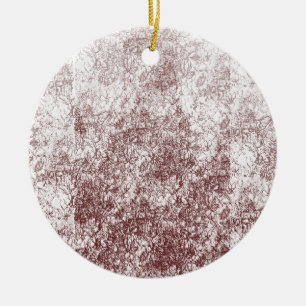 Décoration En Céramique Cadeau d'ornement de Noël rustique givré