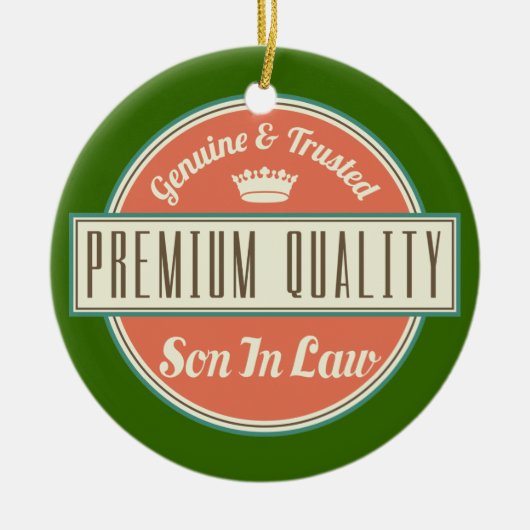 Décoration En Céramique Cadeau (drôle) de beau-fils (Devant)