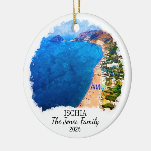 Décoration En Céramique Cadeau Ischia personnalisé, Italie (Gauche)