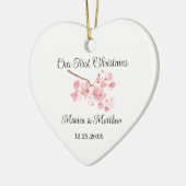 Décoration En Céramique Cadeau Mariage en fleurs de cerisier rose Sakura (Gauche)