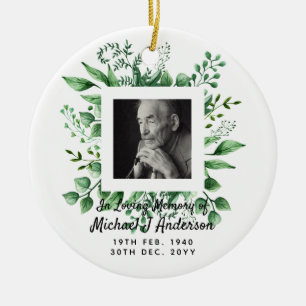 Décoration En Céramique Cadeau Mens Memorial Bereavement Photo Love Memory