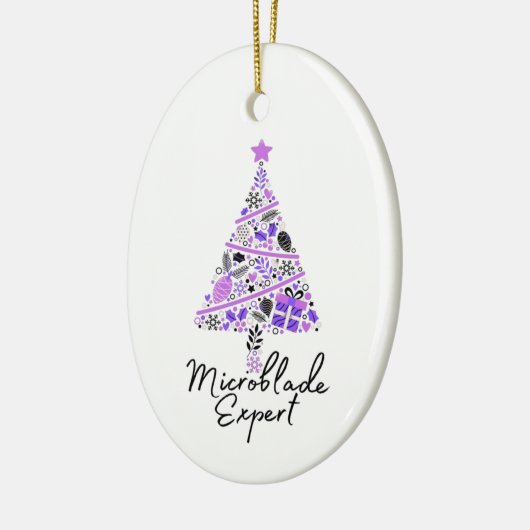 Décoration En Céramique Cadeau Microblader - Microblade Artisit Noël (Gauche)