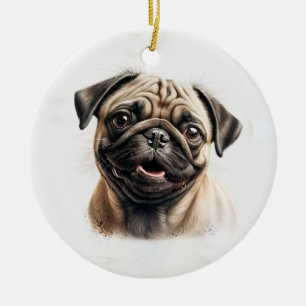 Décoration En Céramique Cadeau personnalisé avec photo de chien pour amate