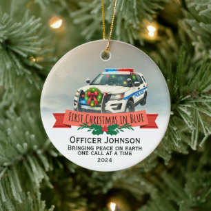 Décoration En Céramique Cadeau personnalisé de l'académie de police