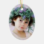 Décoration En Céramique Cadeau personnalisé Godmère Baptême (Dos)