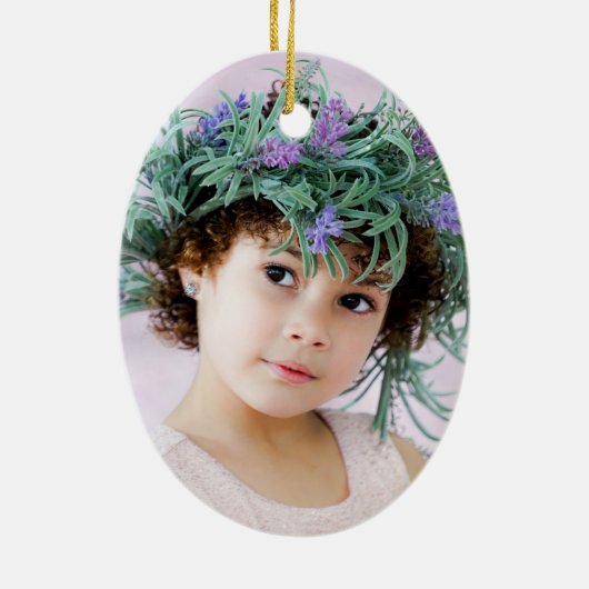 Décoration En Céramique Cadeau personnalisé Godmère Baptême (Dos)