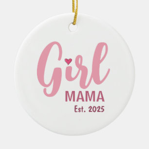 Décoration En Céramique Cadeau personnalisé Mama Fille