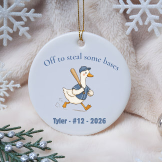 Décoration En Céramique Cadeau personnalisé pour joueur de baseball avec n