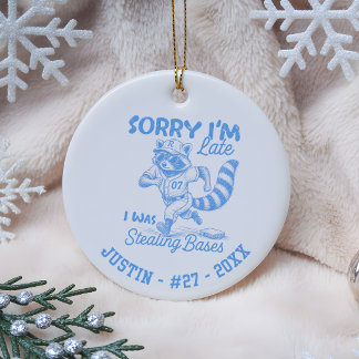 Décoration En Céramique Cadeau personnalisé pour joueur de baseball avec n