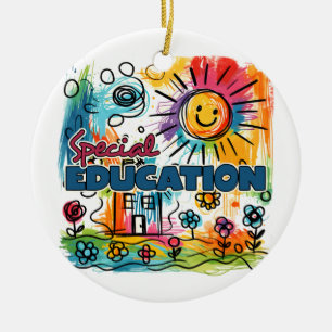 Décoration En Céramique Cadeau pour enseignant Éducation spécialisée