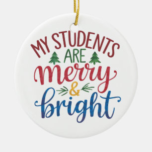 Décoration En Céramique Cadeau pour Enseignant Mes Élèves Sont Gais & Br
