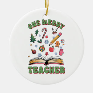 Décoration En Céramique Cadeau pour Enseignant Un Enseignant Joyeux