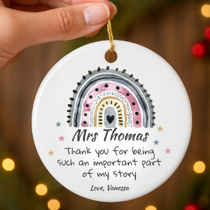 Décoration En Céramique Cadeaux d'appréciation de l'enseignant en Merci pe