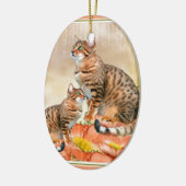 Décoration En Céramique Cadeaux de chats du Bengale (Gauche)