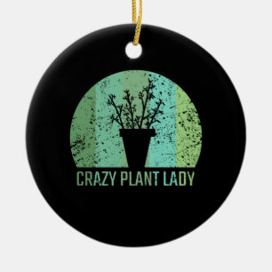 Décoration En Céramique Cadeaux de Dame de Plantes Folle