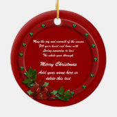 Décoration En Céramique Cadeaux de Noël (Dos)