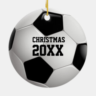 Décoration En Céramique Cadeaux de sport de Noël 20XX Personalizable du